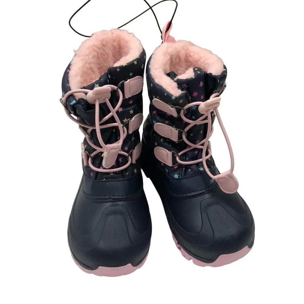 MEMBERS MARK  GIRLS  WINTER FAUX FUR LINED BOOTS 11/12 NEW‎ WITHOUT BOX
